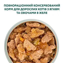 Набір вологого корму для кішок Optimeal із ягням та овочами в желе, 340 г (4 павучі по 85 г) (B2720301) - мініатюра 4