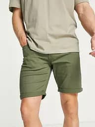Шорти чоловічі джинсові Jack & Jones S W30" (JPSTRICK JJSHORTS AKM DUSTY OLIVE) - мініатюра 4