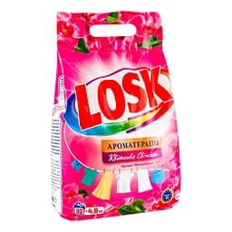 Пральний порошок Losk автомат Ароматерапія Ефірні масла та аромат Малазійської квітки 4.8 кг - мініатюра 6