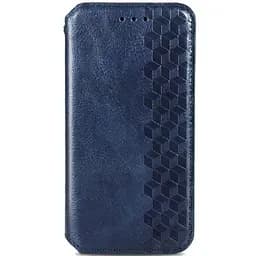 Кожаный чехол-книжка GETMAN Cubic (PU) для Xiaomi Poco X3 NFC / Poco X3 Pro Синий