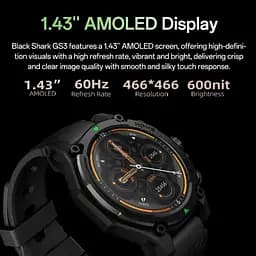 Розумний годинник Black Shark GS3 (Black) - мініатюра 7
