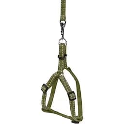 Шлея Dog Extreme з нейлону регульована з повідцем для котів, кроликів і морських свинок (ширина 10мм, довжина 115см, В:28-40см) - мініатюра 2
