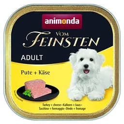Вологий корм для собак Animonda Vom Feinsten Adult Turkey + cheese з індичкою та сиром 150 г