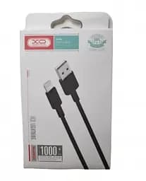 Кабель XO NB156 USB cable for apple Чорний - мініатюра 2