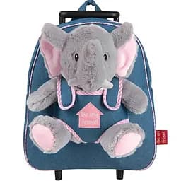 Рюкзак на колесах Perletti Toys Allie Elephant джинсовый (P13033)