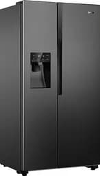 Холодильник Gorenje SBS 179x68x91см 2 двері Х-368 л М-167 л A++ NF Plus Інвертор диспенсер дисплей чорний (NRS9EVB) - мініатюра 2