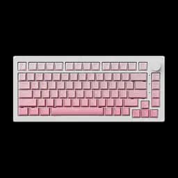 Ігрова механічна клавіатура Akko 5075 V3 / Три режими підключення / Frost Pink Switch / Pink
