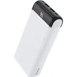 Портативна батарея Power Bank Hoco J59A Famous Xiaomicro+Lightning+Type-C LCD 20000mAh White - мініатюра 2