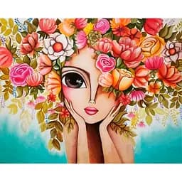 Алмазная мозаика Santi Цветущая красота, 40х50 см (954331)