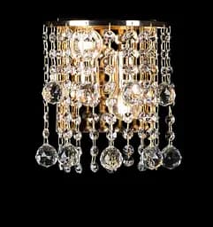 Бра хрустальное Splendid Ray B81013/2 LED 2 лампы 24 см золото/белый для дома