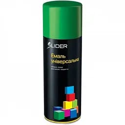 Фарба (емаль) аерозольна SLIDER color 6010 світло-зелена 400 мл 000023343