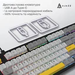 Клавіатура AjazzAK980 Magnetic Switch Black USB-C (AK980-MAX-M-BGY) - мініатюра 7
