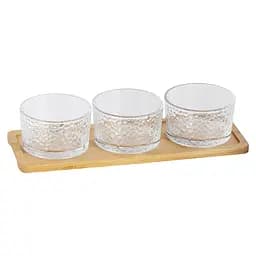 Набор салатников Viva Bamboo на подставке 200 мл 3 шт. (R/4)