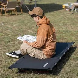 Розкладне ліжко Naturehike XJC05 NH20JJ001 поліестер + Oxford + алюміній (Бежевий) - мініатюра 3