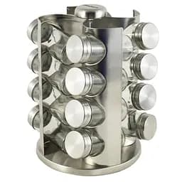 Набор емкостей для специй Ofenbach, 16 предметов, нержавеющая сталь, на подставке (OF-101003)