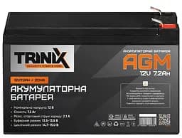 Акумуляторна батарея для ДБЖ Trinix AGM 12 V / 7.2 А*ч (44-00045)