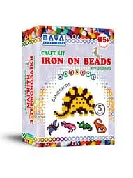 Детский набор для творчества. Магниты с термомозаики "Динозавры" (ТМ-001) TM-001, 5 фигур