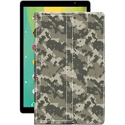 Чехол StatusCASE из экокожи для планшета Prestigio Grace 4991 4G Хаки-зеленый