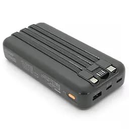 Зовнішній акумулятор Power Bank Remax RPP-686 20000 mAh УМБ павербанк Black (19110) - мініатюра 2