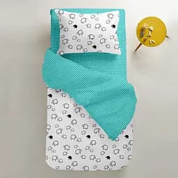 Набір простирадл на резинці Cosas Mint Dots 60х120х12 см (SetSheet_DropMint_White_120x60) - мініатюра 13
