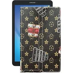Чехол StatusCASE из экокожи для планшета Samsung Galaxy Tab E 9,6 (T561) Луи-Витон-коричневый