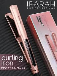 Плойка для волосся IPARAH PROFESSIONAL STRAIGHTENER Плойка для локонів, Стайлер для волосся, Утюжок для вирівнювання волосся з температурним контролем 140-230°C 50 Вт Pink - мініатюра 2
