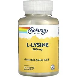 L-лізин Solaray L-Lysine 500 мг 120 капсул