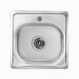 Кухонная мойка из нержавеющей стали Platinum сатин 3838 (0,6/160 мм), Satin