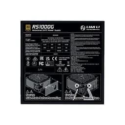 Блок живлення Lian Li RS Gold 1000 Black with Hub, EU Cord (G9P.RS1000G.BH00.EU) - мініатюра 3