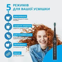 Електрична зубна щітка Pecham Travel PC-080 Black (0290119080103) - мініатюра 7