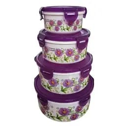 Набор контейнеров Frico FRU-821 с крышкой 4 шт. пластиковые 