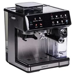 Кавоварка ріжкова Sokany SK-04032 1800Вт з кавомолкою 4в1 2.6л 20 бар