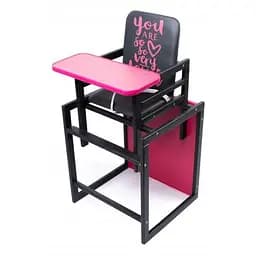 Стільчик для годування Graphite Малиновий ФР-00000148 (2000903571308)