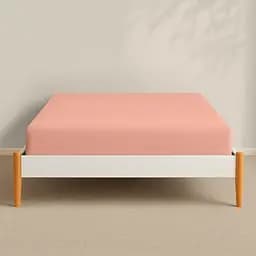 Простирадло Cosas на резинці фланель 100х200 peach, персиковий (Flannel_03Peach_100x200x20) - мініатюра 3