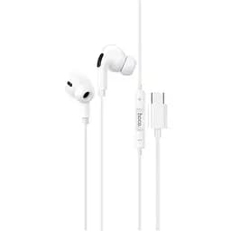 Наушники Hoco M83, вакуумные, Type-C, 1.2m, белые, с функцией DAC