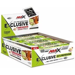 Батончик Amix Nutrition Exclusive Protein Bar 12x85 г Фісташковий крем