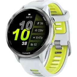 Смарт-годинник Garmin Forerunner 970 Whitestone/Amp Yellow (010-02969-11)