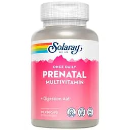 Комплекс вітамінів Solaray Once Daily Prenatal Multivitamin 90 капсул