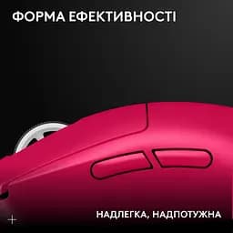 Бездротова миша Logitech G Pro X Superlight 2 LightSpeed Wireless Magenda (910-006797) Б/в - мініатюра 2