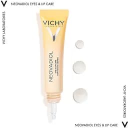 Мультикоригуючий засіб Vichy Neovadiol для розгладження зморшок та інтенсивного живлення шкіри навколо очей та губ 15 мл - мініатюра 4