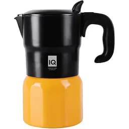 Гейзерна кавоварка IQ Be Active 3 чашки жовта (IQ-12102-3)