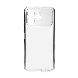 Прозрачный чехол для TECNO Spark 40 4G с защитой камеры, тонкий, силиконовый, бесцветный, ударостойкий, противоударный бампер c закрытой камерой, ArmorStandart (ARM87222)