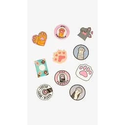 Набір наліпок 50 шт 895 Різнокольоровий