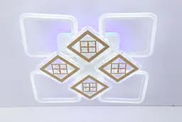 Люстра светодиодная Valeso V K39930-4 4 1 WT gold с пультом