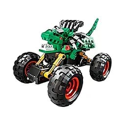 Конструктор 123-338-41-02 Машина-монстр, зелений, від 116 до 143 деталей, 33x22x5 см
