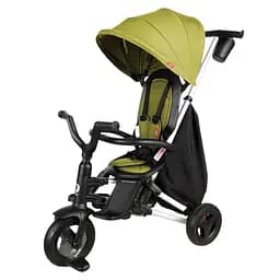 Дитячий триколісний складаний велосипед Qplay Nova+ Rubber зелений (S700MilitaryGreen+Rubber)