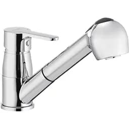 Смеситель для кухни с отдвижной воронкой Ibergrif SQUARE M14522 (IB0028)