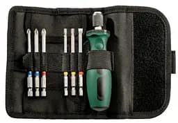 Отвертки 6 бит, SL, PH, PZ, Torx набор 7шт Metabo hoz0014086