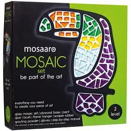 Стеклянная мозаика Mosaaro Тукан (MA2001)