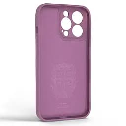 Силиконовый чехол для Apple iPhone 13 Pro, Icon Ring, фиолетовый, панель-накладка, с кольцом-подставкой на 360°, противоударный, возможность использования магнитных держателей, ArmorStandart (ARM68673) - мініатюра 2